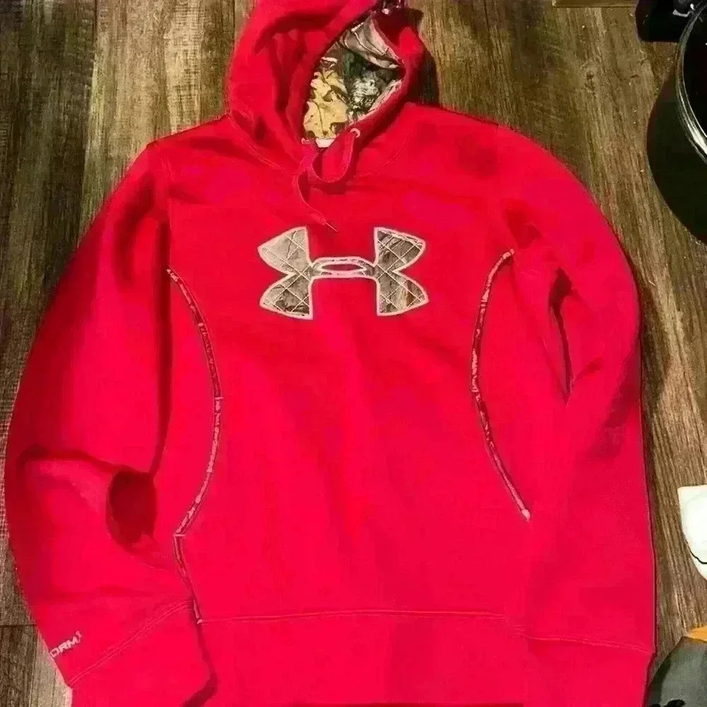 Under Armour‎ Hoodie Women's Medium Camo Trimmed